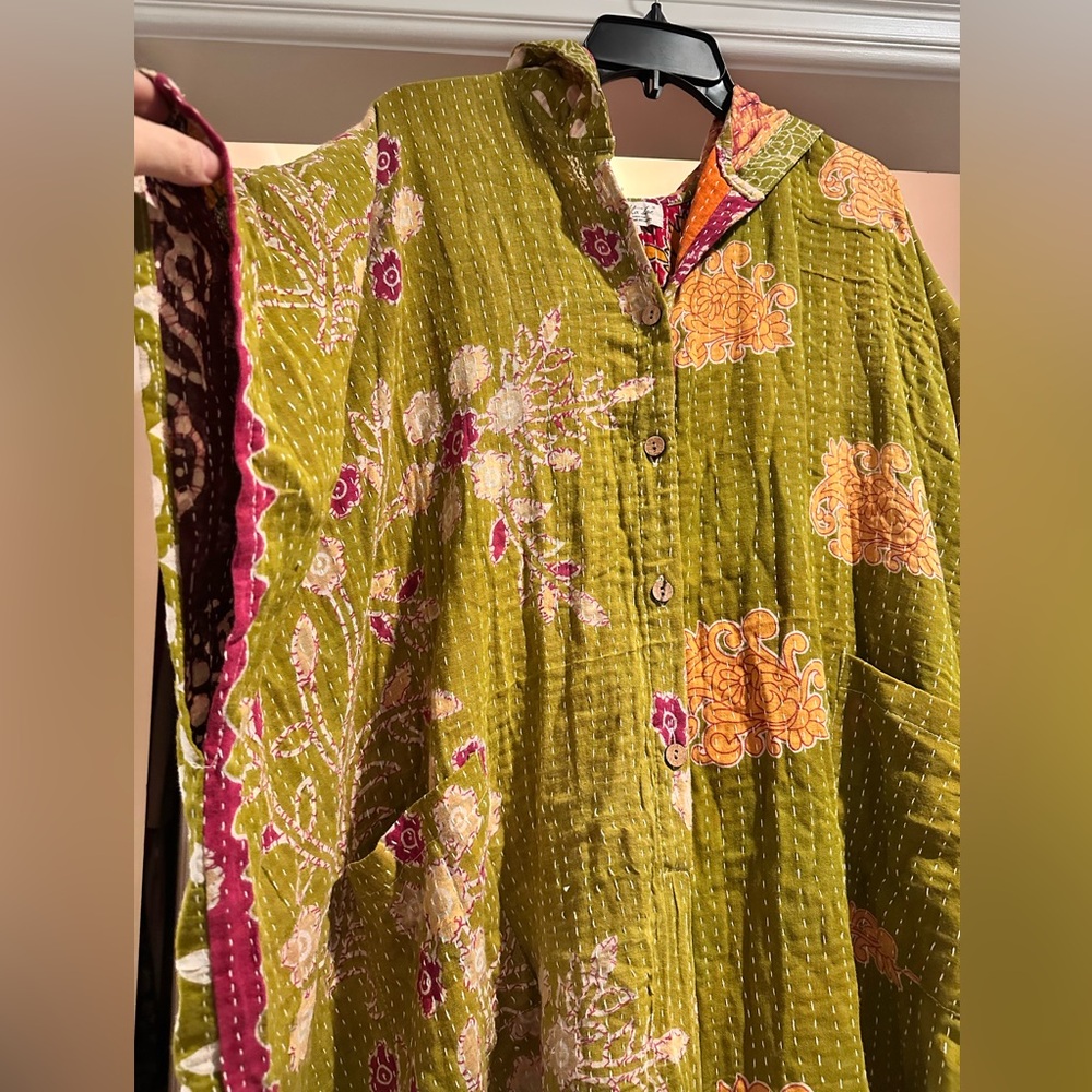 Kantha bea Vibrant Multicolor Kantha jumpsuit one size fits all 🌺🍀
